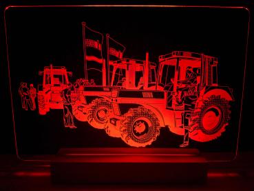 CASE IH Ausstellung LED Schild